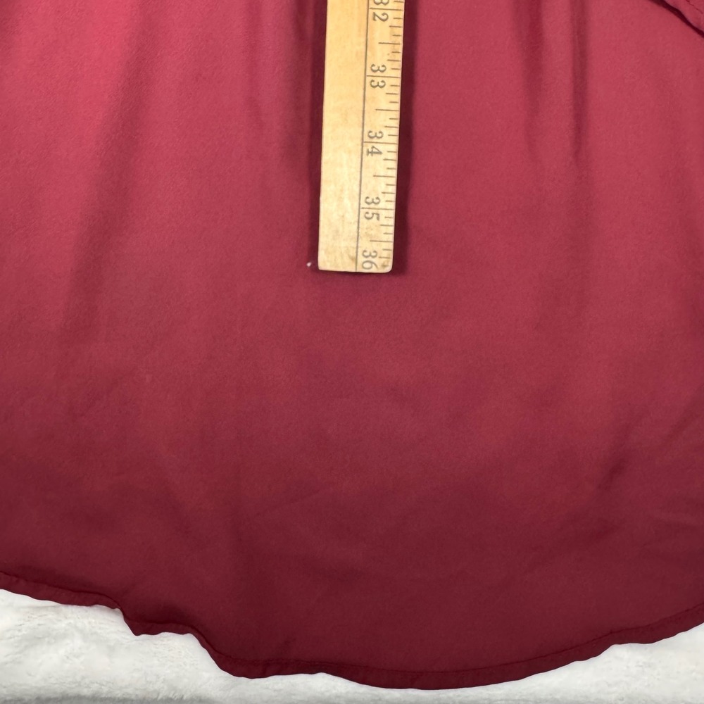 Torrid Burgundy Cold Shoulder High Low Maxi Dress 2 2X 10697312 | Womens Plus 2X - Picture 9 of 9